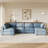 129" Modular Sectional Sofa-1002693587