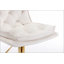 Ensemble de 2 tabourets de bar, avec repose-pieds chromé et base pivotante en velours à hauteur réglable et tabouret de bar simple Golden Leg-261130768