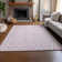 Tapis rose lavable à la machine de qualité supérieure 5 pi x 7 pi 6 po Cerrito AMF550