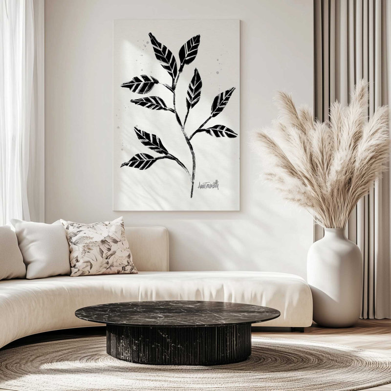 «Black and White Botanicals V»
