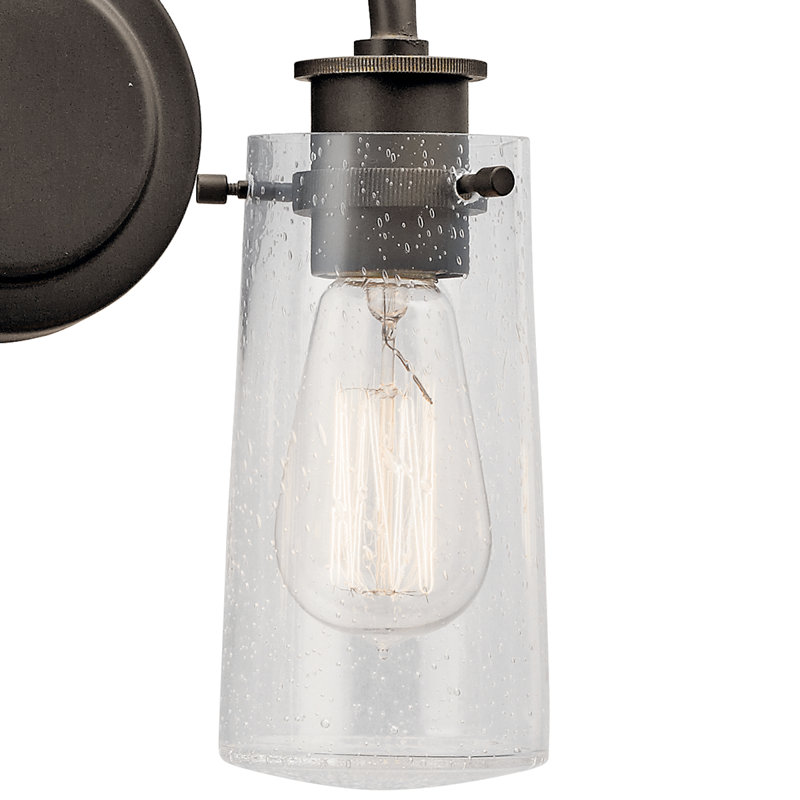 Éclairage pour salle de bain 4 lumières à intensité variable bronze vieilli Emest