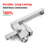 SUMERAIN Floor Mount Bathtub Faucet, High Flow ICC-ES Certified Freestanding Tub Filler with Hand Shower, Brushed Nickel-120766982