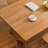 Brown Rectangular Solid Wood Dining Table-108204925
