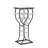 Swart Freestanding Wine Rack Stand Storage & Display Holder, Marble Finish Table Top that Holds 11 Bottles-629430385
