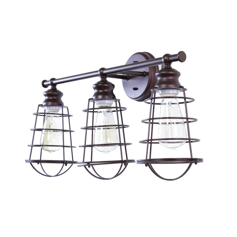Diaundra 3 - Light Vanity Light, Textured Coffee Bronze