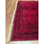 Tapis en laine et coton rouge noué à la main Original