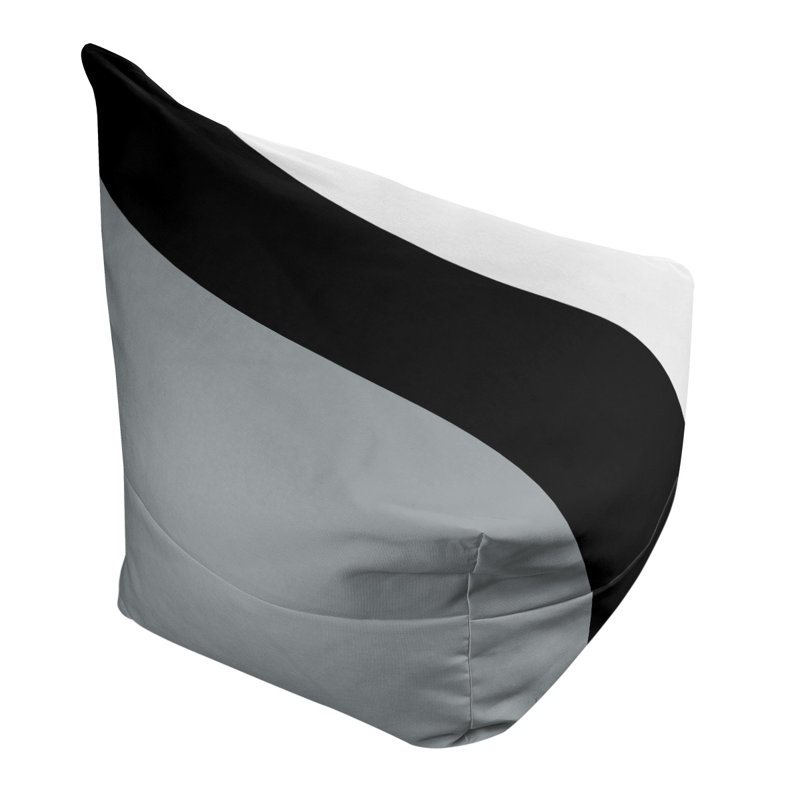 Fauteuil à billes Washington, Gris / noir / blanc, 42 po x 38 po x 31 po