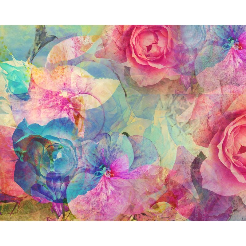 Spring Wall Decorations - Wynonna Floral Wallpaper
