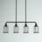 Leyden 4-Light Steel Linear Pendant 