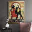 «Night Out I», toile encadrée de qualité supérieure - prête à être accrochée-97199242-97199241