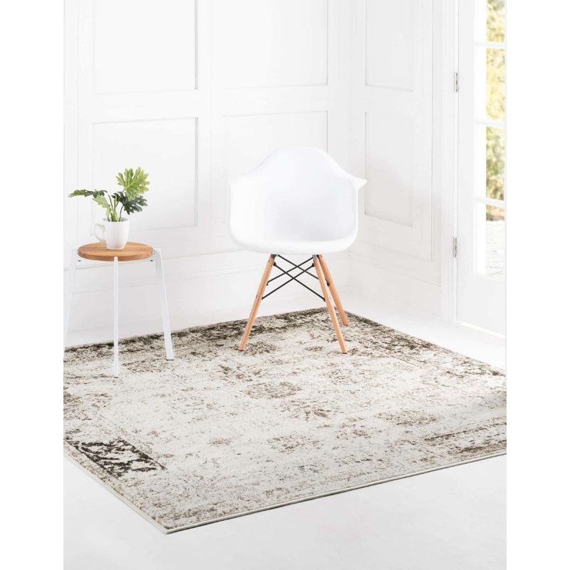 Mangine Indoor Rug, Square 5'3"