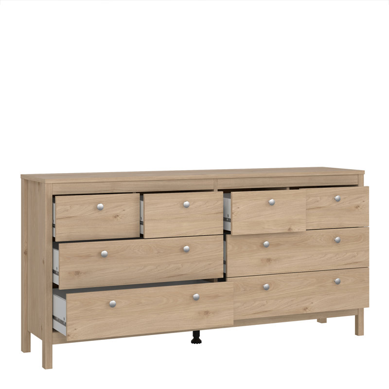 Raland 159.6 cm W Chest of 8 Drawers