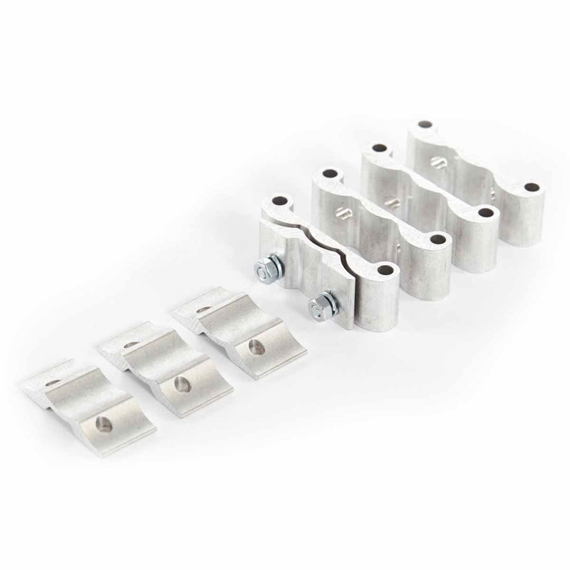 4.5'' H x 8'' W D Aluminum Hurricane Bracket For Round Column, 6" Column