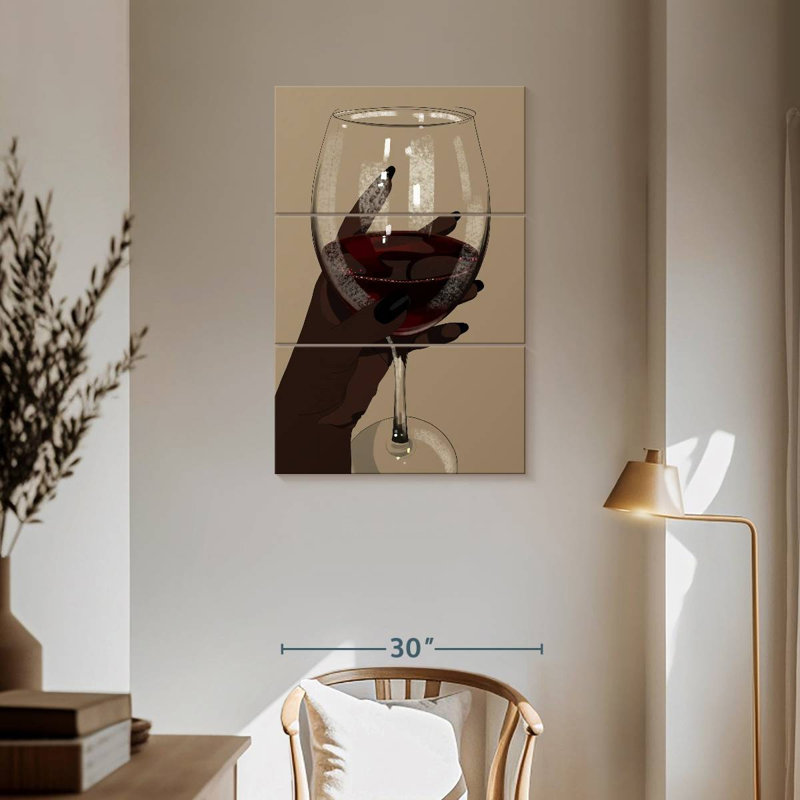 Pour Me A Glass, H 57 po x l 36 po