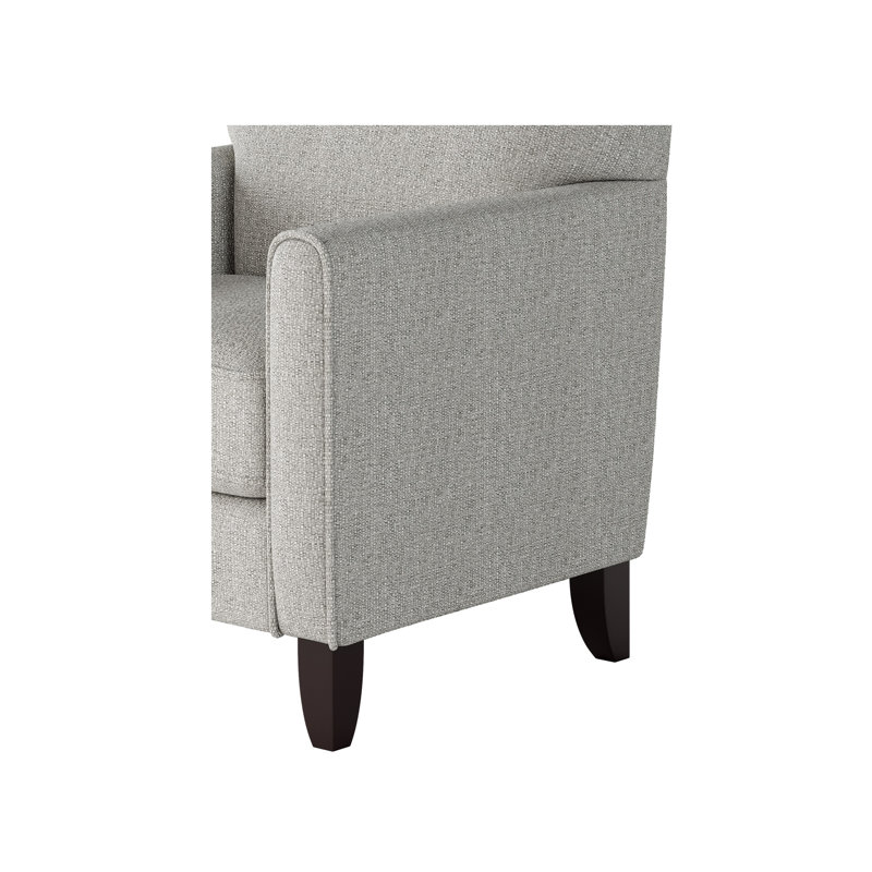 Aravis 30" Wide Polyester Armchair, Sugarshack Gunmetal Revolution®