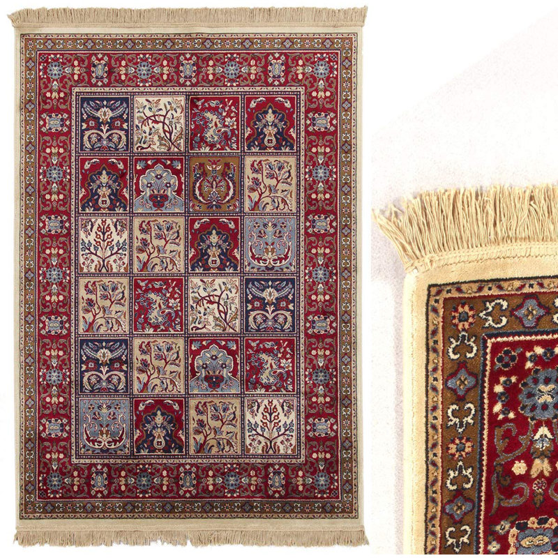 Elby Geometric Hand Hooked 70cm X 140cm Area Rug