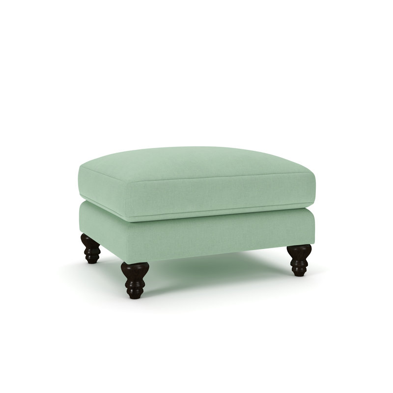 Repose-pieds rembourré Walters, Toile Spray Bayou