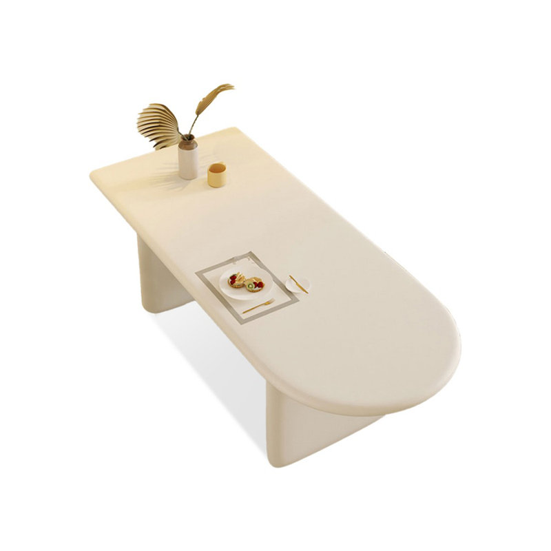 Table de salle à manger rectangulaire Modern, H 29,53 po x L 62,99 po x l 27,56 po
