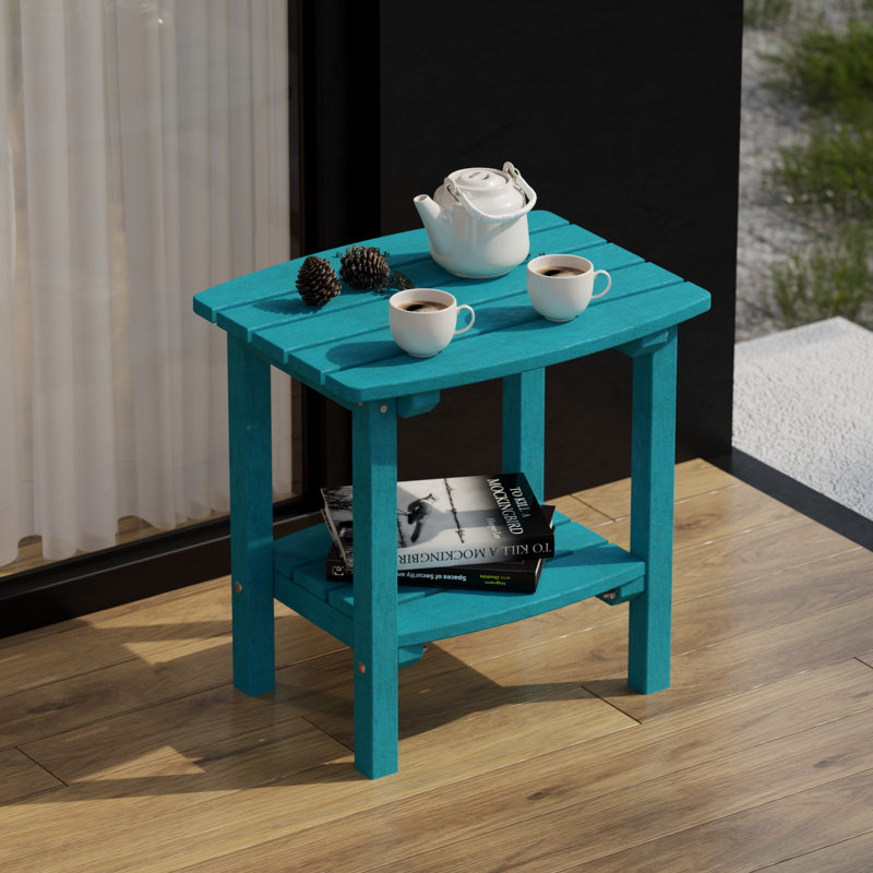 Classic Side Table, Aruba Blue