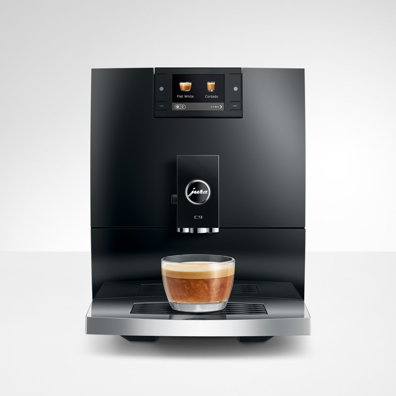 C9 Piano Black Automatic Coffee Machine, Black