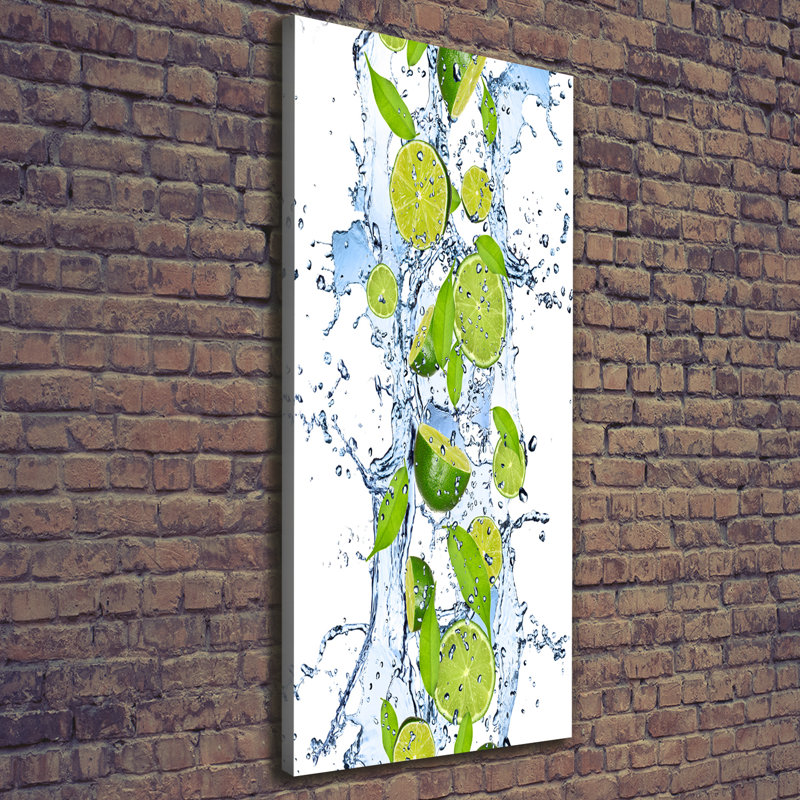 Limonka And Water - Wrapped Canvas Print