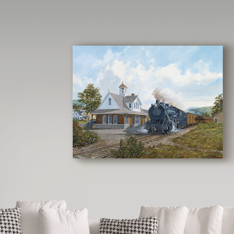 Jack Wemp Locomotive Gallery-Wrapped Canvas Art 18" x 24"