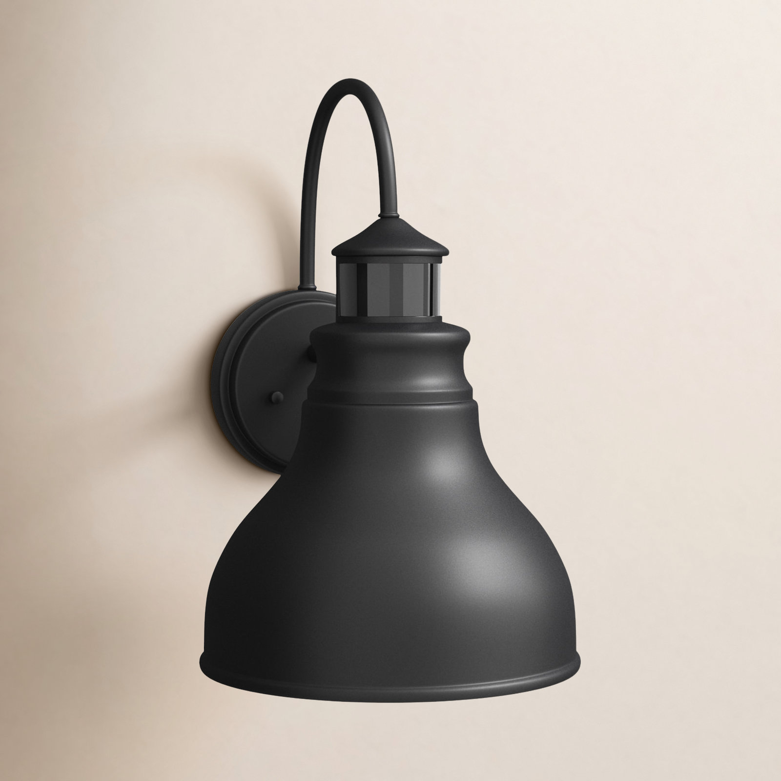 Flavin Single Light Bell Outdoor Wall Light, 13.25" H x 9" W x 11.25" D