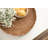 Scalloped Round Rattan Tray