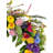 Wreath 22 Inch Artificial Mixed Flower And Grass Multicolor
