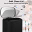 Pedal Bin, Soft-close Pedal Bin, Large Waste Bin With Lid, Removable Inner Bucket, Odour Isolate, For Kitchen, Bathroom, Office Step On Multi-Compartments Trash & Recycling Bin-1115106101-1124676625
