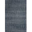 Sound Waves Wool Area Rug in Blue/Graphite-1724574469