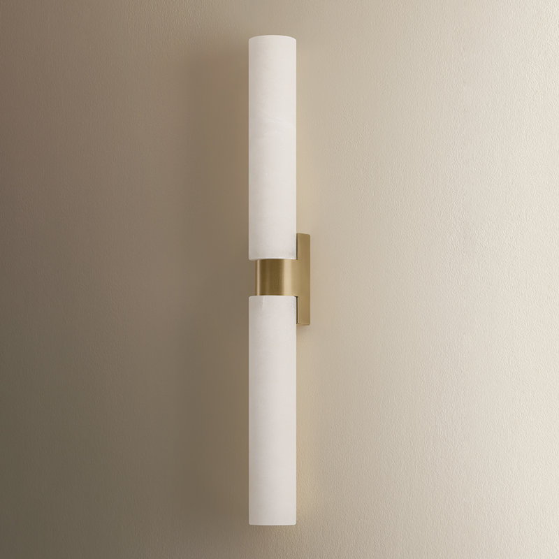 Tycho LED Wallchiere, 26.5" H x 2.75" W x 3.25" D, 2 Lights, 1000 lm