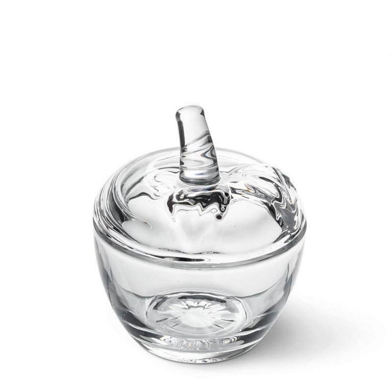 Small Apple Shaped Covered Jar
