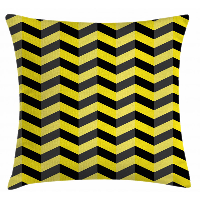 Housse de coussin décoratif d’intérieur/extérieur 40" chevron