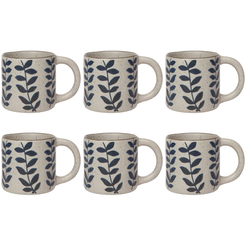 Ensemble de 6 tasses à vignes