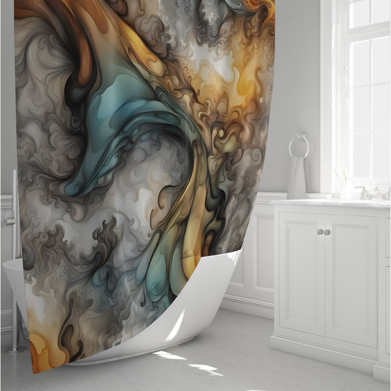 Rideau de douche Gottholde, H 93 po x l 70 po