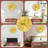 Clock Face Yellow Radial