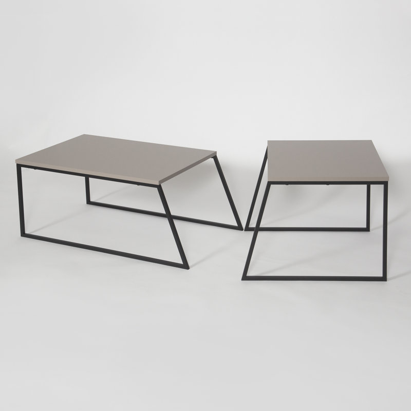 Aires Sled Coffee Table, Light Mocha