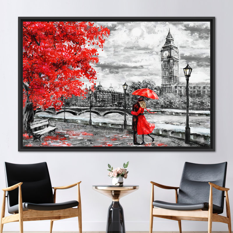 Print on Canvas, Black Floater Framed, 20 cm H x 30 cm W