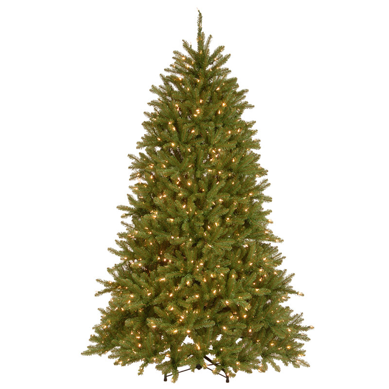 National Tree Company Dunhill Fir Tree with Dual Color LED Lights and PowerConnect, 6.5' 