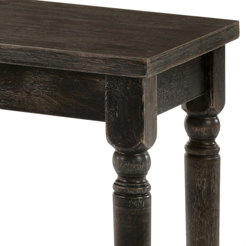 Banc avec pieds tournés