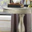 Table d'appoint ronde à piédestal en bois-1018126232