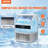 VEVOR 320 lb. Daily Production Cube Clear Ice Freestanding Ice Maker