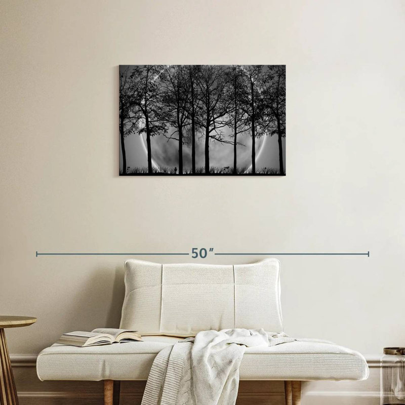 " Haunted Forest Canvas Print ", 20" H x 30" W x 1.25" D