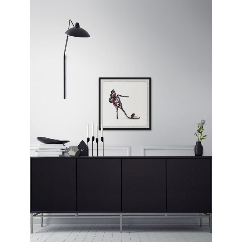«Butterfly Heel», reproduction encadrée de Bradon, H 18 po x l 18 po