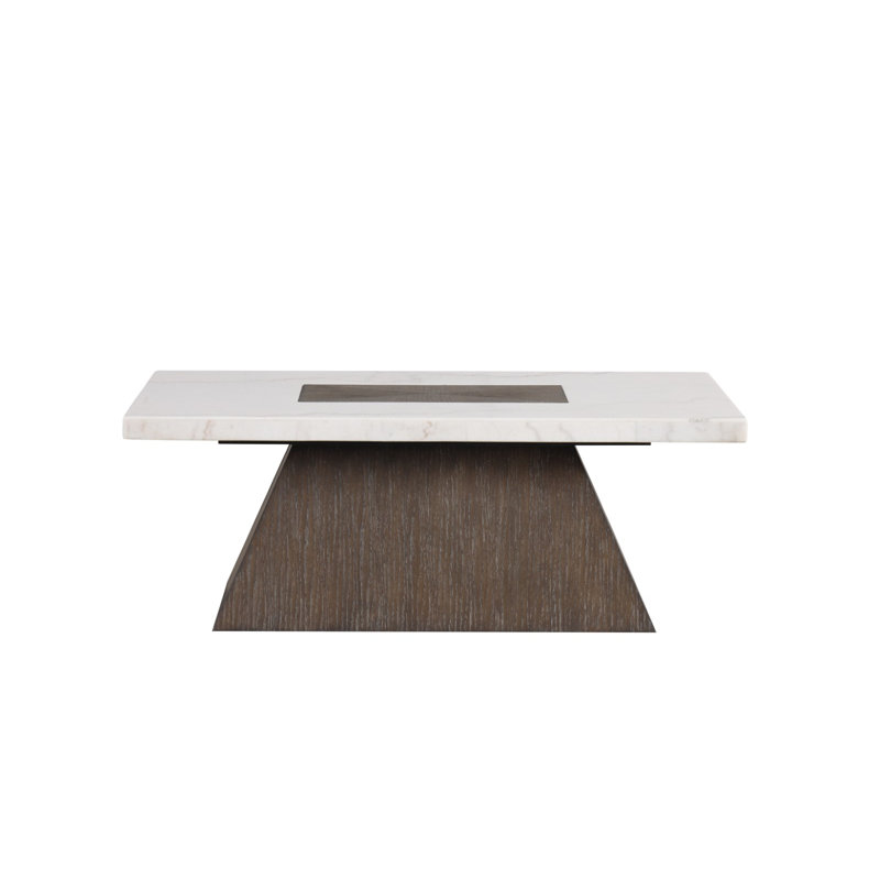 Table basse carrée de style contemporain