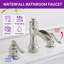 Robinet de lavabo de salle de bain espacé 8 trous à 2 poignées 8-16 pouces-45046788-88514474
