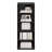 Furinno Basic 5-Tier Open Shelf Bookcase, Bookshelf, Storage Organizer, 11 x 17 x 44, Espresso-116834304