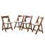 Chaises pliantes rembourrées en bois Dulcina-690089375