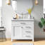 Meuble-lavabo simple 36 po Ajhane-649224799